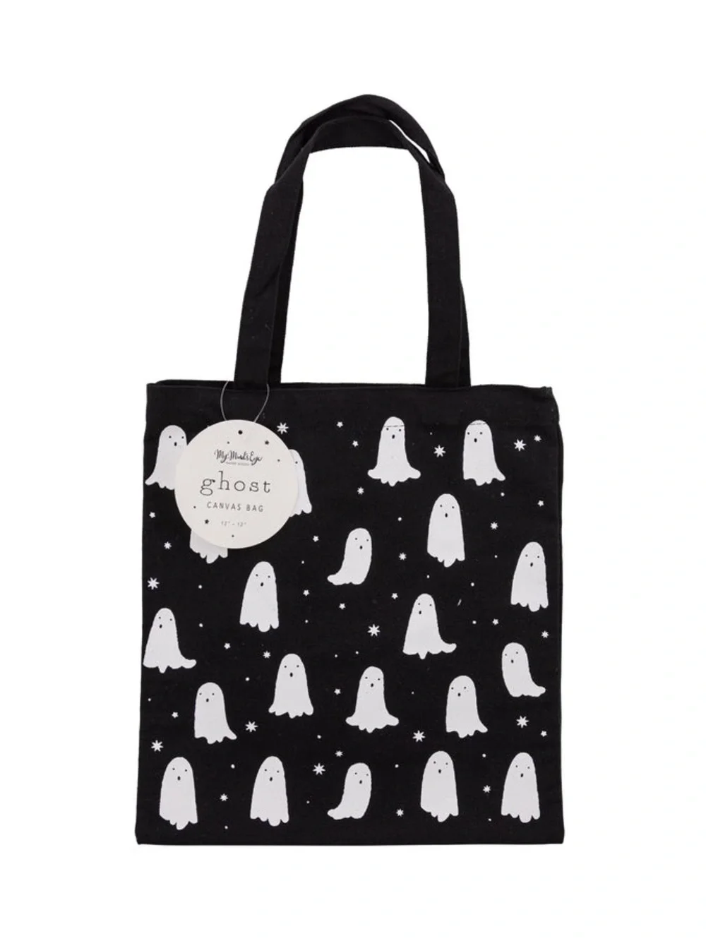 My Mind’s Eye Black Ghosts 12 x 12 Inch Canvas Bag - NEW!